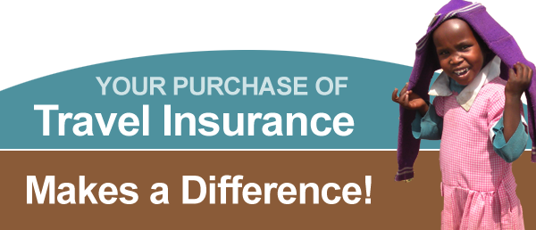 Your purchase of travel insurance makes a difference!