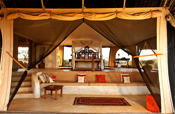 Luxury tented camp